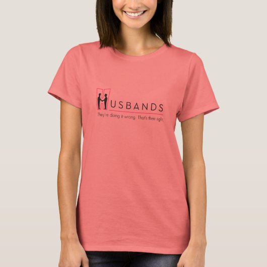 T - Shirt für Husbands-Logo (Vorderseite)