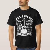 T - Shirt für jeden Musiker Alles was ich brauche  (Vorderseite)