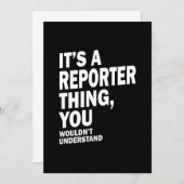 T-Shirt für Journalisten Geschenke Männer Frauen Einladung (Vorne/Hinten)