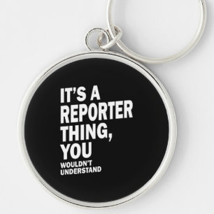 T-Shirt für Journalisten Geschenke Männer Frauen Schlüsselanhänger