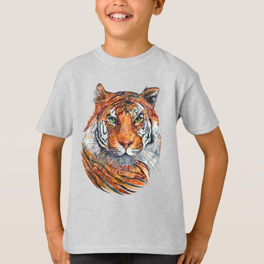 T - Shirt für Junge WILDEN TIGER (Vorderseite)