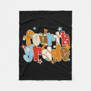 T-Shirt für Jungen der 4. Klasse Baseball Basketba Fleecedecke