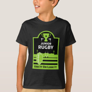 T-Shirt für Junior-Rugbyspieler