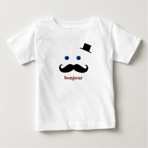 T - Shirt für Kinder - Bonjour Deep Red