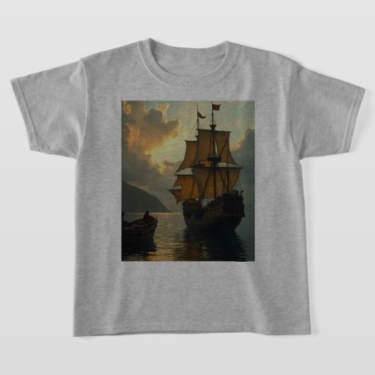 T - Shirt für Kinder geeignet für Columbus Day (Ablage )