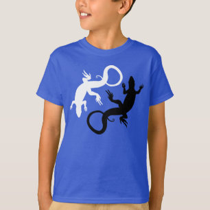 T-Shirt für Kinder mit Eidechse Bio-Eidechse-Kunst