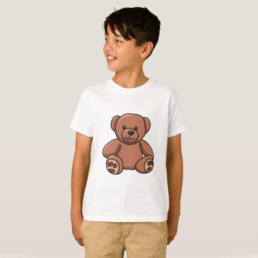 T - Shirt für Kinder mit Teddybär (Vorne ganz)