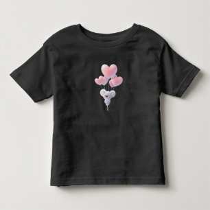 T-Shirt für Kinder mit Teddybär und Luftballon