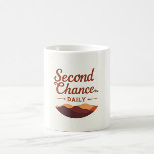 T-Shirt für Kinder "Second Chance Daily" Kaffeetasse