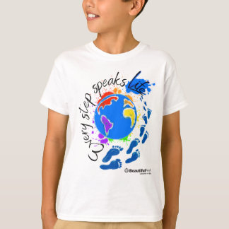 T-Shirt für Kinder zum Weltspaziergang für das Leb