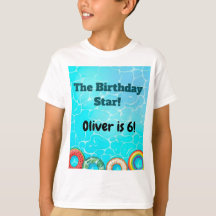 T-Shirt für Kinderpoolparty