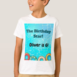 T-Shirt für Kinderpoolparty