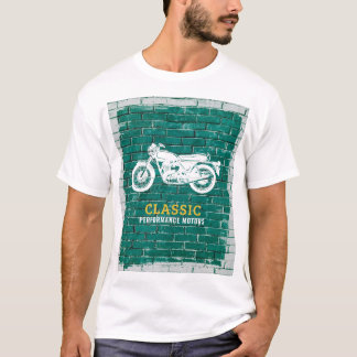 T - Shirt für klassische Motorradkonzepte