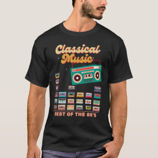 T-Shirt für klassische Musikkassette