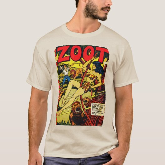 T - Shirt für klassische ZOOT-Comicen (Vorderseite)