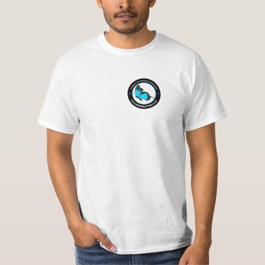 T - Shirt für kleine Logos mit Offizieller Markenb (Vorderseite)