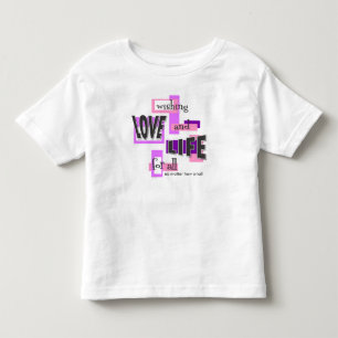 T-Shirt für Kleinkinder mit einer pro-life-Botscha