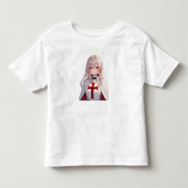 T-Shirt für Kleinkinder mit Mädchen-Templer-Ritter