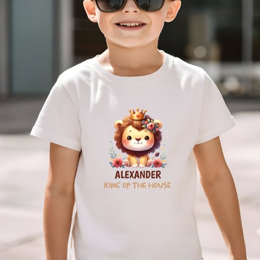 T - Shirt für Kleinkinder mit Niedlicher Löwe