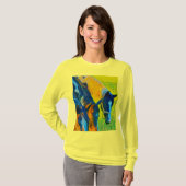 T - Shirt für langärmelige Ladys (Vorne ganz)