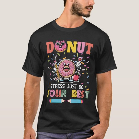 T-Shirt für Lehrer am Testtag- (Vorderseite)