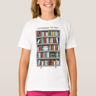 T-Shirt für Leser - Bücherwurm