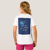 T-Shirt für Mädchen Basic (Schwarz voll)