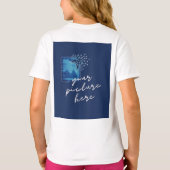 T-Shirt für Mädchen Basic (Rückseite)