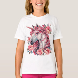 T - Shirt für Mädchen mit Einhorn.