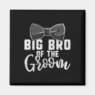 T-Shirt für Männer: Großer Bruder des Bräutigams1 Magnet