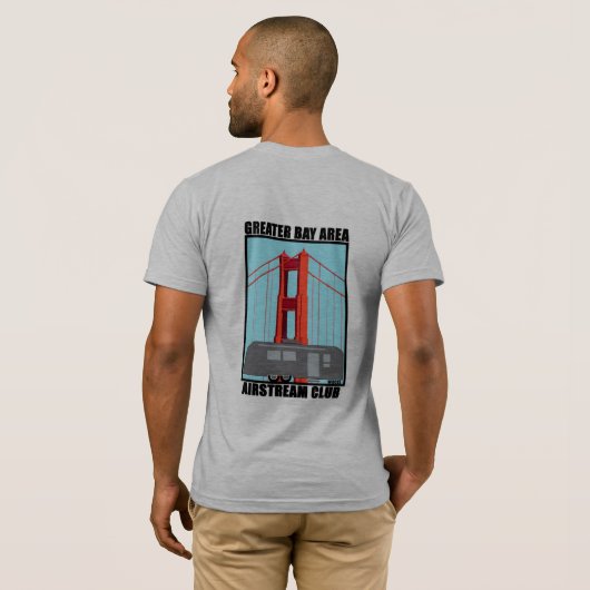 T - Shirt für Männer, großes Logo auf der Rückseit (Schwarz voll)