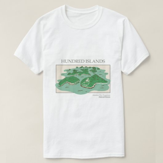 T-Shirt für Männer Insel (Design vorne)