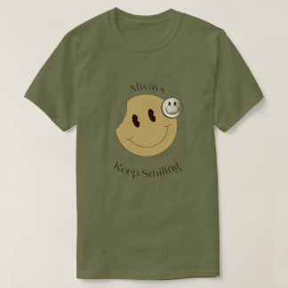 T-Shirt für Männer Keep Smiling Grafik T-Shirts