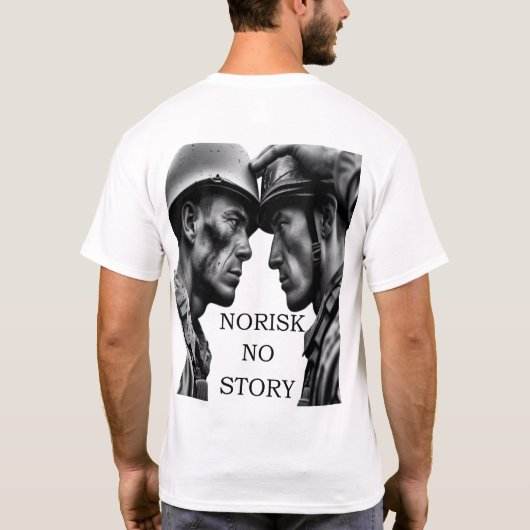 T - Shirt für Männer Kein Risiko Keine Geschichte (Rückseite)