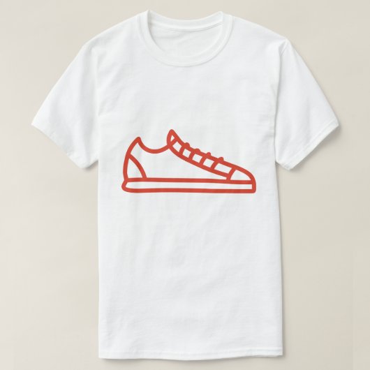 T-Shirt für Männer Logo Schuhe (Design vorne)