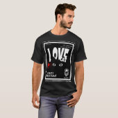T-Shirt für Männer Love Cat (Vorne ganz)