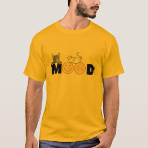 T-Shirt für Männer Lustige Katze Stimmung