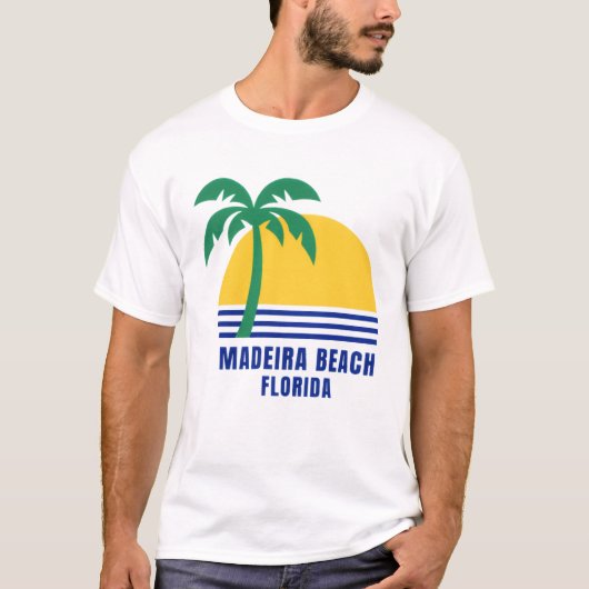 T-Shirt für Männer Madeira Beach Florida (Vorderseite)