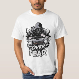 T-Shirt für Männer mit dem Motiv 'Over Fear Racing