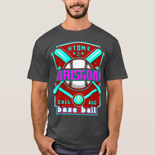 T - Shirt für Männer mit farbenfrohem Digitaldesig (Vorderseite)