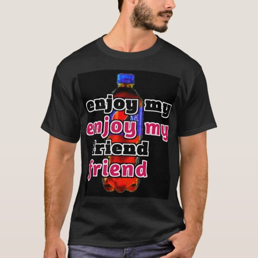 T - Shirt für Männer mit farbenfrohem Digitaldesig (Vorderseite)