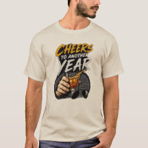 T-Shirt für Männer mit Grafik „Prost auf ein weite
