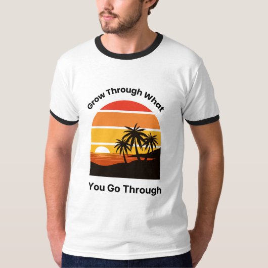 T-Shirt für Männer mit positivem Mindset-Geschenk (Vorderseite)