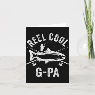 T-Shirt für Männer Reel Cool G-Pa Lustiges Weihnac Karte