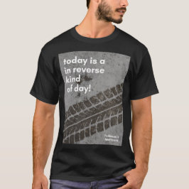 T-Shirt für Männer: Tag auf den Kopf gestellt
