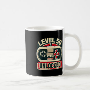 T-Shirt für Männer und Frauen - Stufe 50 bis Kaffeetasse