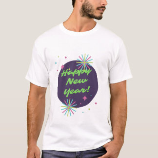 T - Shirt für Männer zum neuen Jahr