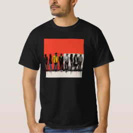 T-Shirt für männliche Basquiat-Inspirierte Kunst