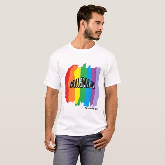 T - Shirt für MILLENNIALE (Vorne ganz)
