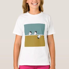 T - Shirt für Minimalistische Vogeldesignkids